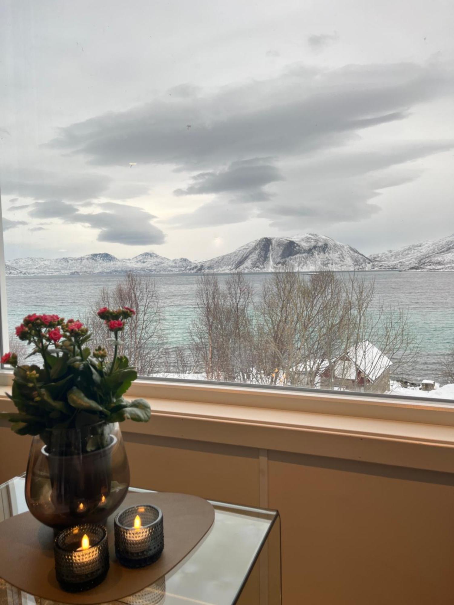 Villa Fantastic View, Quiet And Relaxing By The Sea Kvaloya Exterior foto